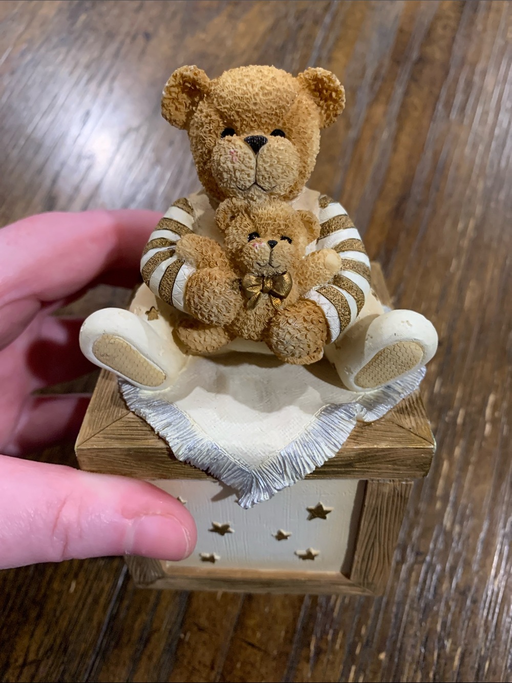 Twinkle Teddies Ceramic Trinket Box by Cherison
